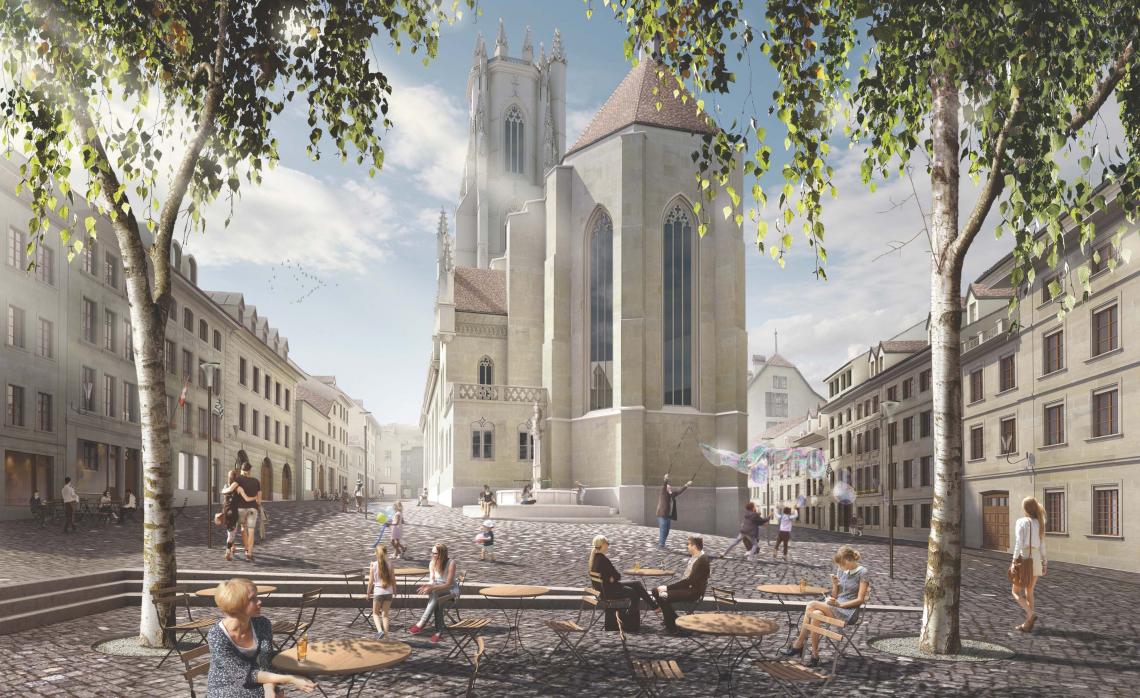 Place Sainte-Catherine (illustration) - Architecte: Studio Montagnini Fusaro